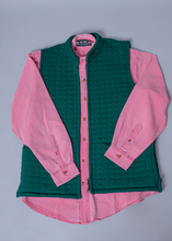 Load image into Gallery viewer, Waffle Knit Nehru Gilet - Racing Green
